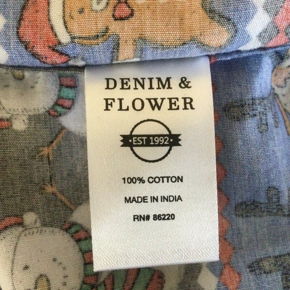 Denim & Flower Ricky Singh Colorful Christmas Men's Shirt - Picture 5 of 5